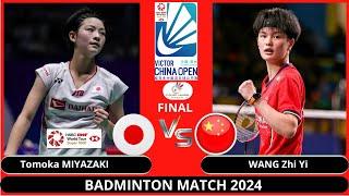 FINAL | Tomoka MIYAZAKI (JPN) vs WANG Zhi Yi (CHN)[XD] VICTOR China Open 2024