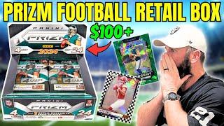 IS THIS $100+ BOX WORTH RIPPING?! 2024 PRIZM FOOTBALL RETAIL BOX REVIEW