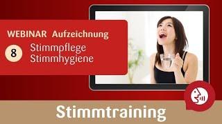 Stimmtraining 8/12  - Stimmpflege