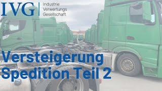 Versteigerung Spedition PFEIFFER Teil 2 | IVG