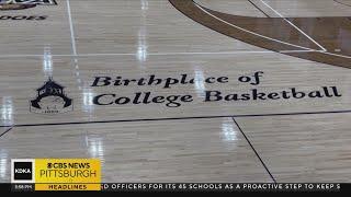 The first college basketball game was played at Geneva College in Beaver Falls