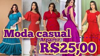 ACHEI NA 44 - R$25,00 MODA EVANGÉLICA   E  CASUAL OS VESTIDOS MAIS LINDOS E DIFERENCIADOS