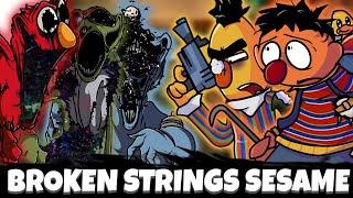 BROKEN STRINGS Sesame Street Glitch VS Friday Night Funkin | BETA TANTRUM (FNF MOD)