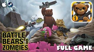 Battle Bears: Zombies (iOS/PC Longplay, FULL GAME, No Commentary)