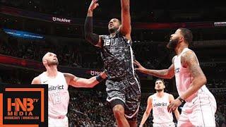 San Antonio Spurs vs Washington Wizards Full Game Highlights / March 27 / 2017-18 NBA Season