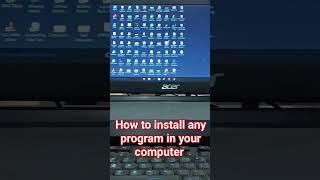 How to install any program in your computer #shorts #youtubeshorts #tallyprime .