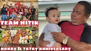 HAPPY 49th WEDDING ANNIVERSARY NANAY & TATAY | KUMAIN SA YBARR’S WITH TEAM HITIK