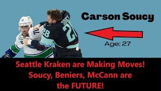 Matty Beniers, Carson Soucy, Jared McCann = Seattle Kraken FUTURE SUPERSTARS! Get Ready Kraken Fans!
