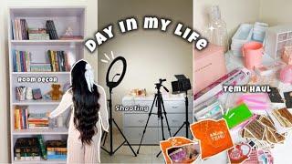 A Day in My Life Vlog| Temu Haul, Room Decor, Giveaway | Selfcare with Taiba