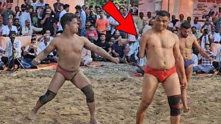 नेपाली का हमला भारत के पहलवान पर deva thapa pahalwan ki kushti