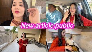 New article public date | finally shoot ho gya | Sitara yaseen vlog