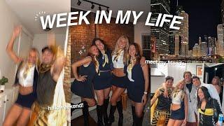 weekend in my life in CHICAGO (hosting an apartment party, halloweekend, & meet my friends)