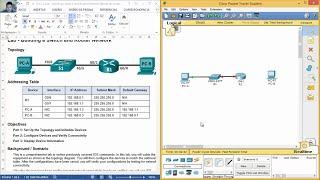 6.5.1.2 Lab - Building a Switch and Router Network