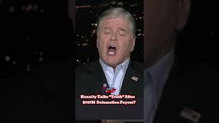 Hannity Talks “Truth” After $787M Defamation Payout?  #Hannity #FoxNews #2020ElectionLies