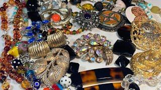 Huge Mystery Jewelry Unboxing - Fine Costume & Brooches