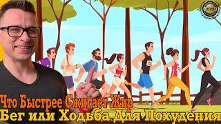 Бег или ходьба для похудения?! Что быстрее сжигает жир?!