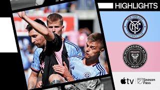 New York City FC vs. Inter Miami CF | Messi Yankee Stadium! | Full Match Highlights