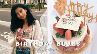 Birthday Blues Vlog: cycling, picnics & cherry blossoms in London 