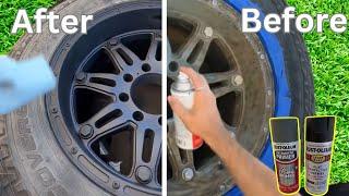 How to Paint Your Wheels Gloss Black | DIY Paint Wheels | Painting Rims | Black Rims.