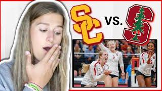 REACTING TO MY GAME VS. STANFORD! (USC LIBERO)