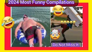 Extremely Craziest & Funniest Moments Ever   . A Must Watch 2024 Compilation @Tomidonee_91