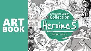 Character Design Collection : Heroines • A 3dtotal publishing Art Book Click Look