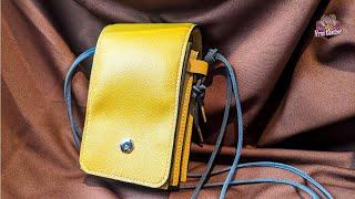 Making a Leather Essentials Mini Bag | Vrnc Leather Crafts