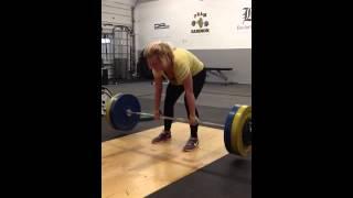 Caroline Rocque 'Hard' Deadlift 220lbs x 3