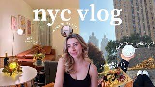 turning my nyc apartment into a warm and cozy space  (& entering my hosting era) a vlog.