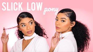 SLICK LOW PONY + Waved Edges | jasmeannnn