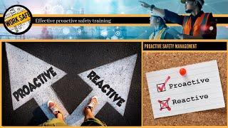 Effective proactive safety training