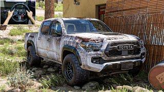 Rebuilding Toyota Tacoma TRD PRO Forza Horizon 5 Logitech G29 Stering Wheel Gameplay