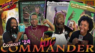 MTG Commander Gameplay | The Cookout '24 | Kurohitsuki v Powrdragn v AverusFinch v Blackneto | ep63