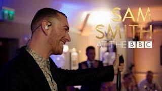 Sam Smith surprises brides at their wedding! (At The BBC)