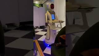 Robot Waiter In Saudi Arabian