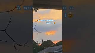 The sky is so pretty and terrifying at the same time! #nature #clouds #vibes #socool 
