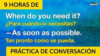 9 HORAS de práctica de diálogos de conversación en inglés