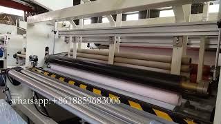 Auto toilet paper and kitchen towel paper making machine production line #toiletpaperroll