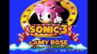 Sonic Hack Longplay - Sonic 3 and Amy Rose (New Game+)