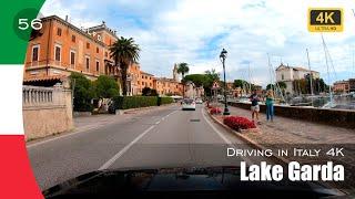 Scenic Drive along the Garda Lake in Italy.