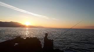 Fishing sunrise 