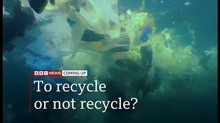 How much of our plastic 'recycling' is actually recycled? (Global)