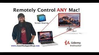 Remotely Control Any  Mac With Screen Sharing!Remote Mac Desktop with Remote Mac Access!