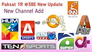 Paksat 38E New Update||New Channel Add||Latest Update on Paksat 38E