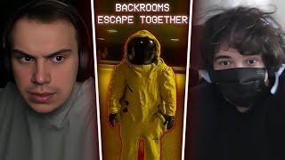 ГЛЕБ И РОСТИК ИГРАЮТ В Backrooms: Escape Together / КАПКАН ДЕСАУТА | Sasavot и Rostikfacekid