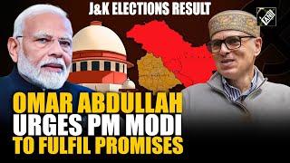 National Conference VP Omar Abdullah urges PM Modi to restore J&K Statehood