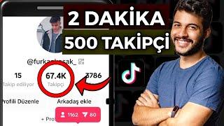 TİKTOK TAKİPÇİ ARTTIRMA (2 DAKİKA 500 TAKİPÇİ)