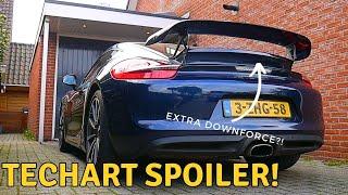 Installing a Techart Spoiler on a Porsche Cayman 981