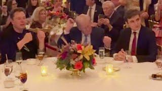 Barron & Melania Trump Watch As Donald Trump & Elon Musk Dance Together at Mar-A-Lago