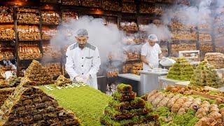 Legendary Turkish baklava and Turkish Delight! Amazing Turkish cusine compilation